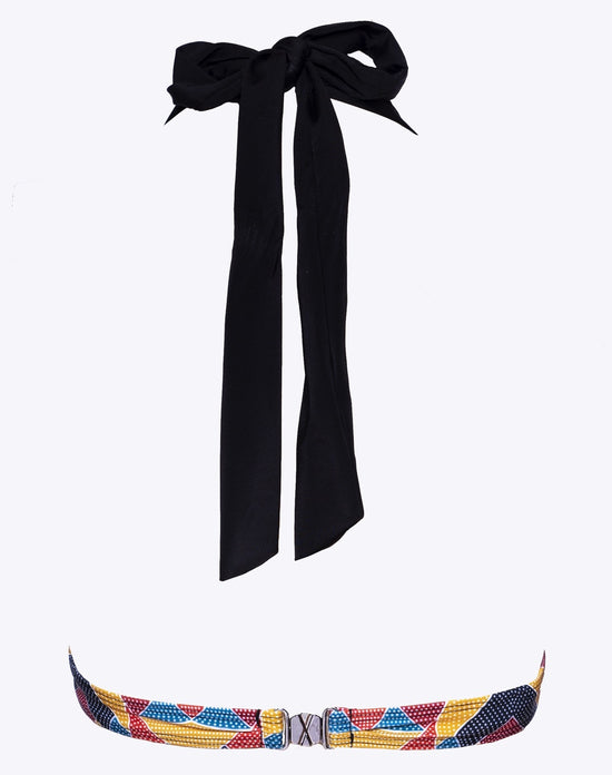 Goompi Padded Halter Triangle Bikini Top