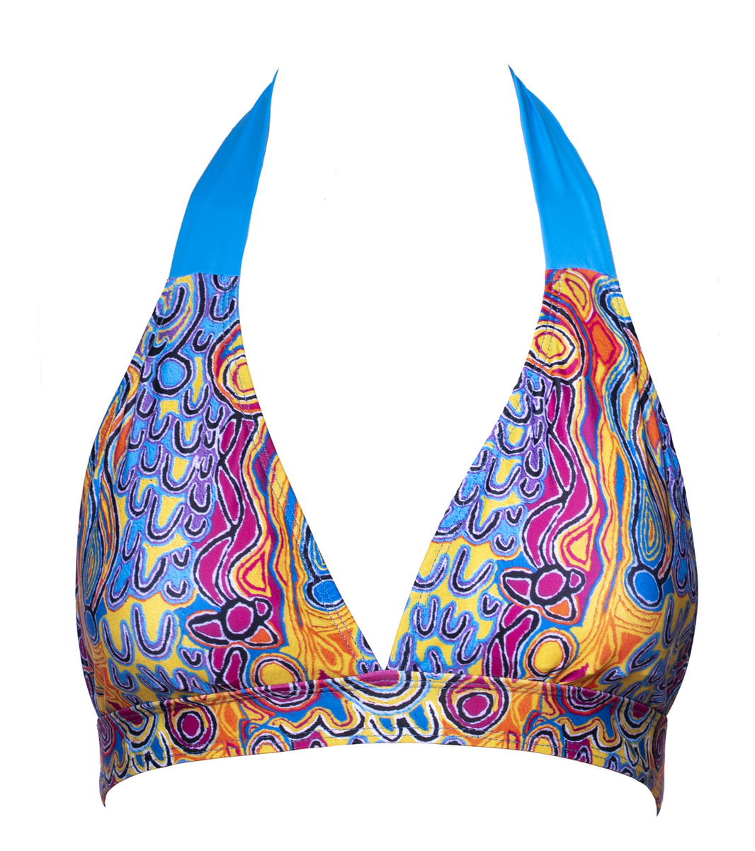 Mina Mina Padded Halter Triangle Bikini Top