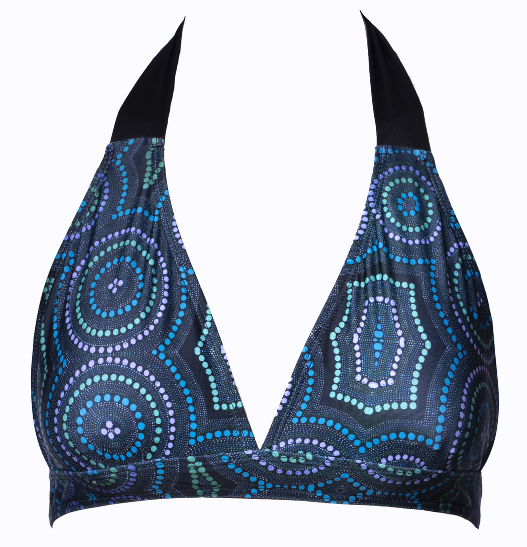 Liquid Harmony Padded Halter Triangle Bikini Top