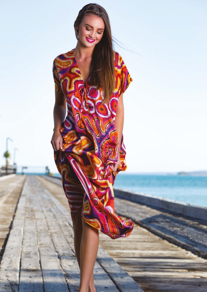 Long Kaftan - 100% Silk